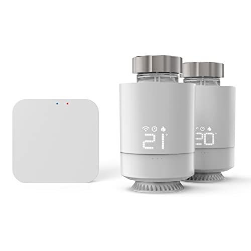 Hama Smartes Heizkörperthermostat, Starter-Set 2 St. mit Hub (Heizungssteuerung...