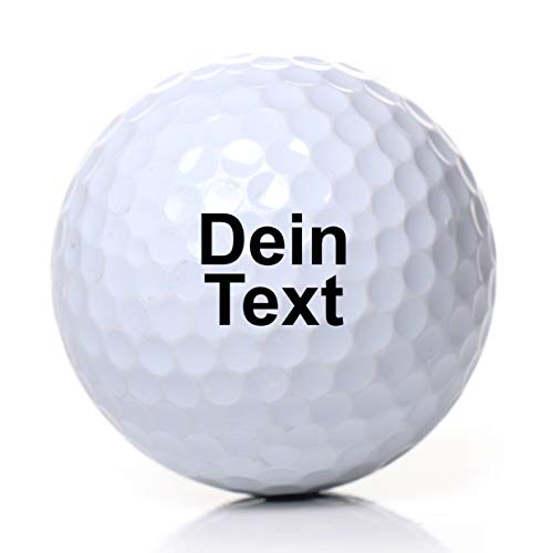 elbedruck Golfball mit Gravur Wunschtext für Golfspieler/in Lasergravur Dein...