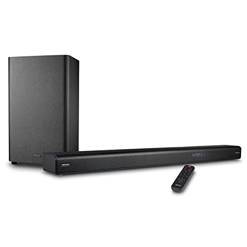 MEDION P64377 Dolby Atmos Soundbar mit Wireless Subwoofer (kabellos, Surround,...