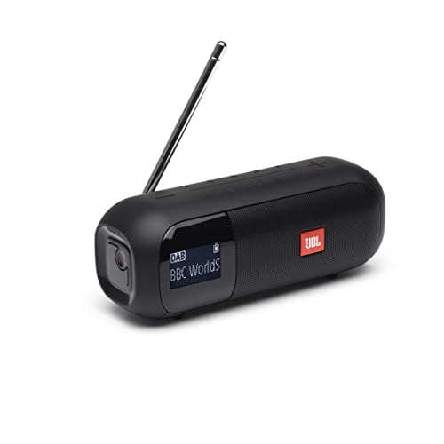JBL Tuner 2 Radiorekorder in Schwarz – Tragbarer Bluetooth Lautsprecher mit...