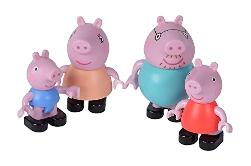 BIG-Bloxx Peppa Pig Peppa´s Family - Mama und Papa Wutz, Schorsch und Peppa,...