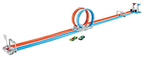 Hot Wheels GFH85 Action Doppel-Looping Track, Talla única