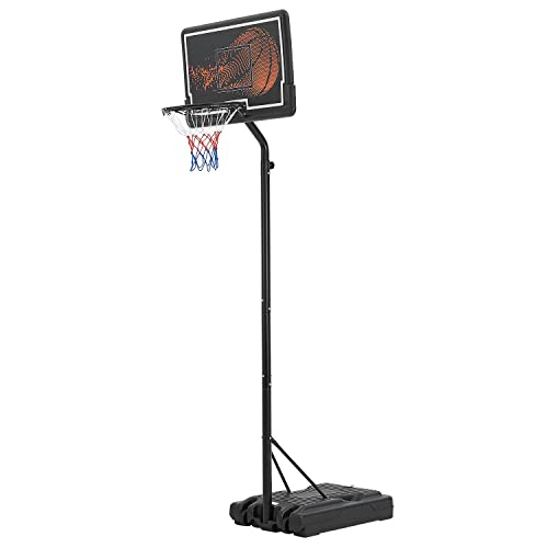 ArtSport Outdoor Basketballkorb — Mobiler Basketball-Ständer mit Standfuß &...