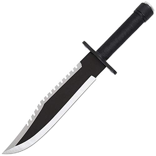 G8DS Großes Deluxe Survival Knife Rambo mit Lederscheide, Kompass,...