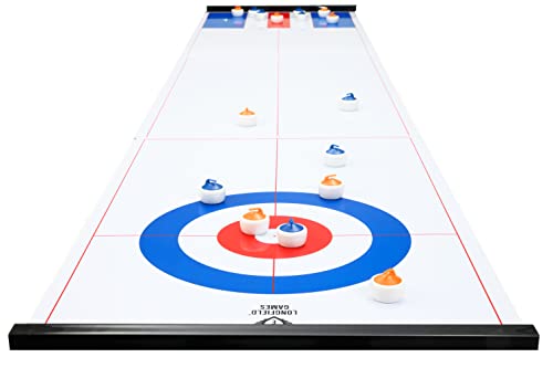 Engelhart - 2 in 1 Curling and Shuffleboard Table-Top Game - 180cm, Compact...