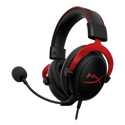 HyperX KHX-HSCP-RD Cloud II - Gaming Kopfhörer (für PC/PS4/Mac) rot, red