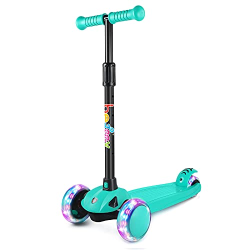 BELEEV Roller Kinder Scooter 3 Räder für Mädchen & Jungen, Kinderroller mit...