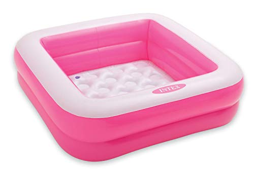 Intex 57100EP 57100NP Baby Pool Spielbox 86 x 86 x 25 cm (Rosa)