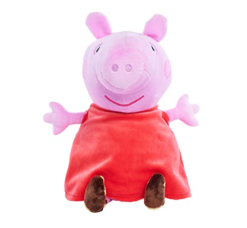 Simba 109261009 - Peppa Pig Plüsch mit Sound, 25cm, macht lustige Geräusche...