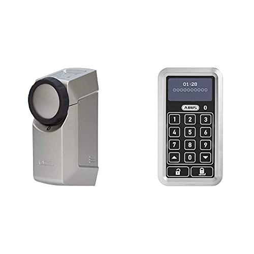 ABUS HomeTec Pro Bluetooth CFA3100 - Elektronisches Türschloss - Silber +...