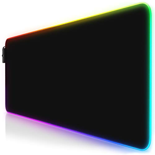CSL - RGB Gaming Mauspad - LED Schreibtischunterlage - 800x300 mm - XXL Mousepad...