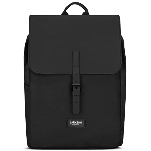 LARKSON Rucksack Damen Klein Schwarz - Ida - Kleiner Damenrucksack für...