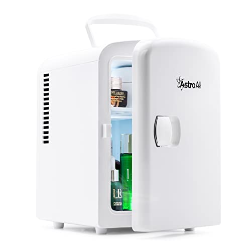 AstroAI 2 in 1 Mini Kühlschrank, 4 Liter Fridge mit Kühl- und Heizfunktion 12...