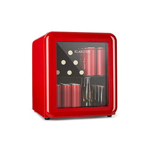 Klarstein PopLife Getränkekühler - Mini-Bar, Retrokühlschrank, 0-10°C, nur...
