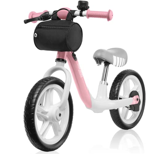 LIONELO Arie Laufrad Kinder Fahrrad bis 30 kg, Sattel und Lenker einstellbar,...