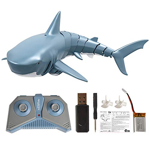Goolsky Mini RC Shark Fernbedienung Spielzeug Schwimmspielzeug Unterwasser RC...