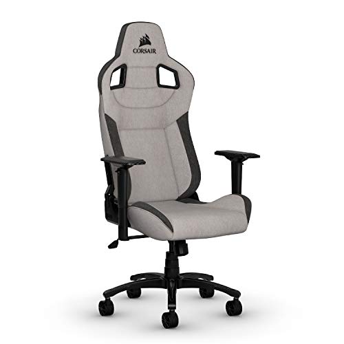 Corsair T3 Rush - Polyester Stoff Gaming Stuhl (Atmungsaktivem Weichen Stoff,...