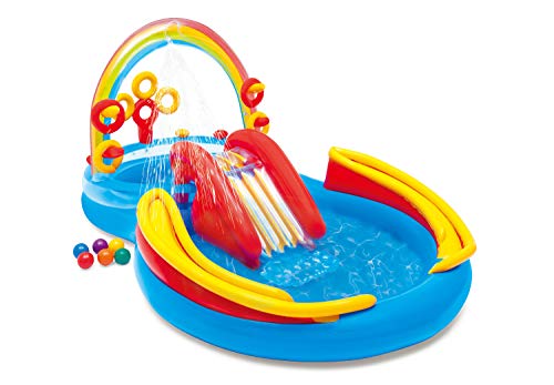 Intex Rainbow Ring Play Center - Kinder Aufstellpool - Planschbecken - 297 x 193...