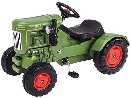 BIG Spielwarenfabrik BIG - Fendt Dieselross - Kindertraktor, Spielfahrzeug mit...