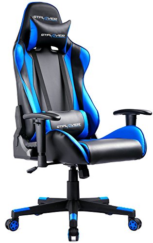 GTPLAYER Gaming Stuhl Bürostuhl Zocker Gamer Ergonomischer Stuhl Einstellbare...