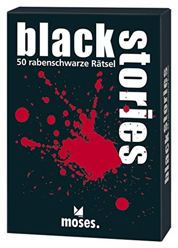 moses. black stories | 50 rabenschwarze Rätsel | Das Krimi Kartenspiel