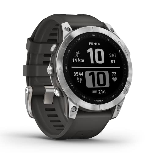 Garmin fenix 7 – robuste GPS-Multisport-Smartwatch mit 1,3“ Display und...