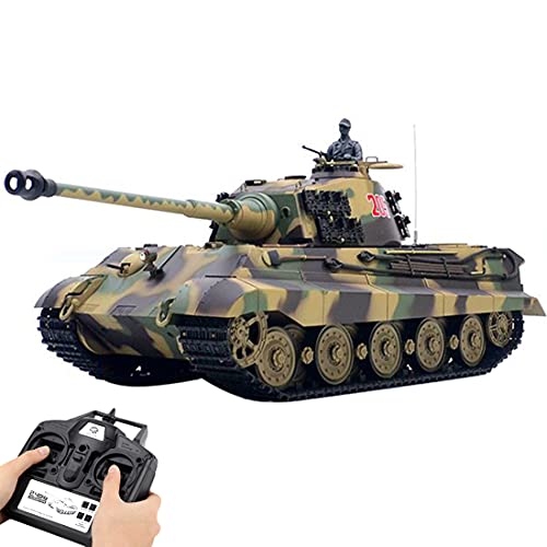 Gedar 2.4G Panzer Ferngesteuert Metall, Militärpanzer Bausatz mit Sound Smoke...