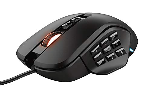 Trust Gaming GXT 970 Morfix Anpassbare Gaming Maus, 4 Magnetische Seitenplatte,...