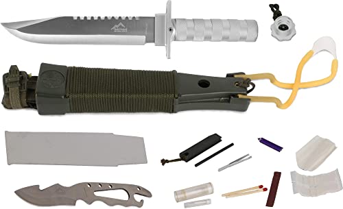 normani Surivalmesser Überlebensmesser Kampfmesser Survival Knife - 12 Teilig...