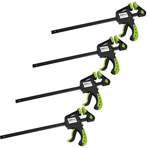 TrutzHolm® 4x Einhandzwinge Schnellspannzwinge Schraubzwinge Klemmzwinge...