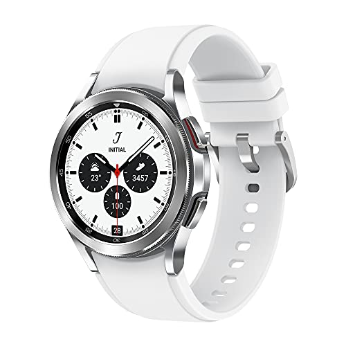 Samsung Galaxy Watch4 Classic, Runde Bluetooth Smartwatch, Wear OS, drehbare...