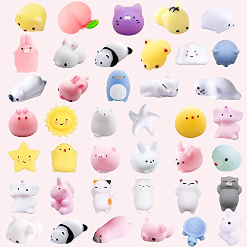 vita dennis Mini Squeeze Toy 40 Stück Kawaii Squishies Soft Silikon Mochi...