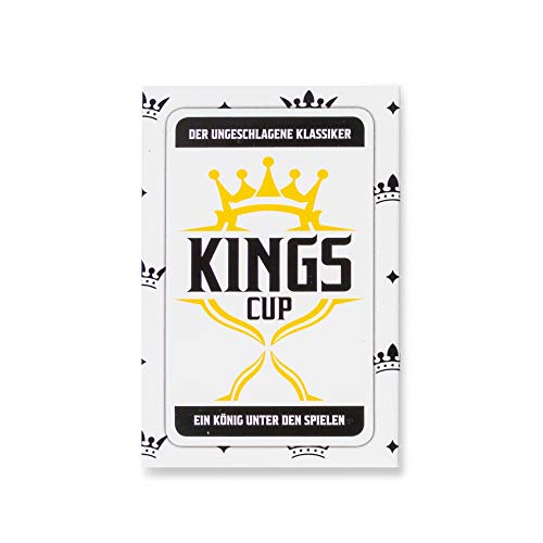 GOODS+GADGETS Kings Cup Kartenspiel - Das Original in der 2.0 Version;...
