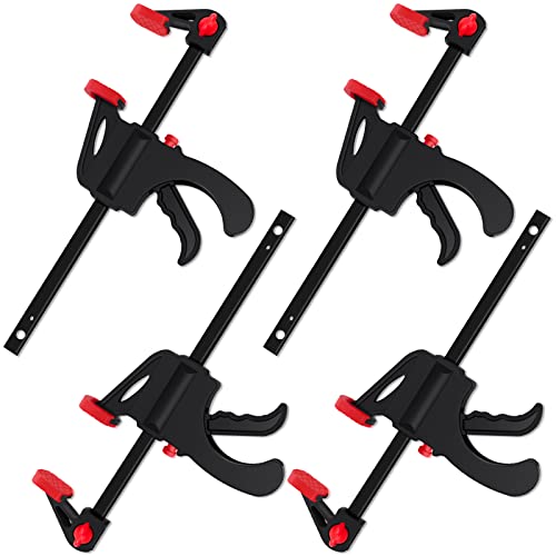 Schraubzwingen Set Effizientes Spannen 4 Stk, JatilEr Einhandzwinge Set 11KG,...