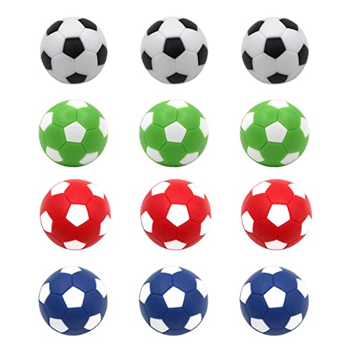 RAYNA GAMES 12 Stück Kickerbälle, reguläre Größe, Tischfußball (36mm,...