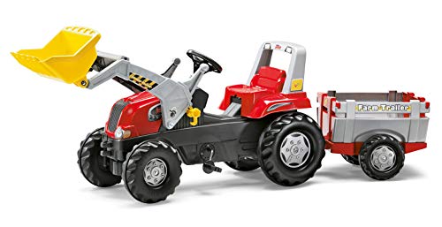 Rolly Toys 811397 rollyJunior RT | Traktor mit Frontlader | Lader und Anhänger...