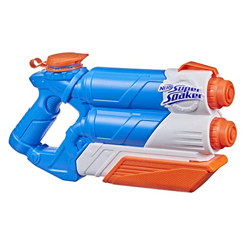 Super Soaker Twin Tide Wasserpistole doppelter Spritzpower Pump-Funktion großer...
