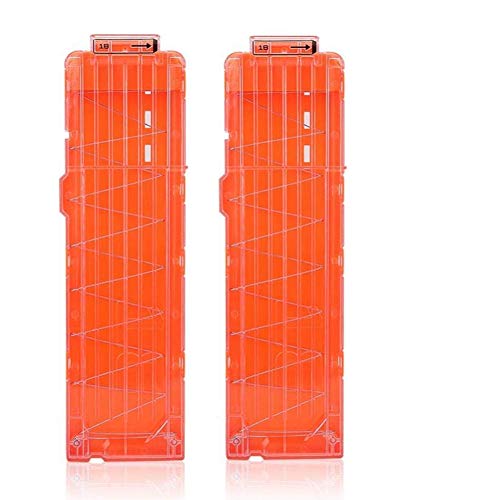 Tbest 2pcs Weiche Kugel Clip Darts, 6/12/18 Dart Quick Reload Refill Clip...