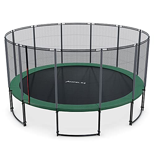 Ampel 24 Deluxe Outdoor Trampolin 490 cm komplett mit Außennetz, Belastbarkeit...