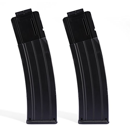 HYZH 2 Stück Worker Soft Bullet Magazin 22-Dart Quick Reload Clip Bullet Clip...