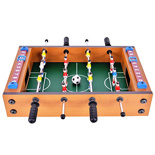 Tischkicker Tischfußball Mini Tischplatte Kickertisch Tisch Fußball Spiel Set...