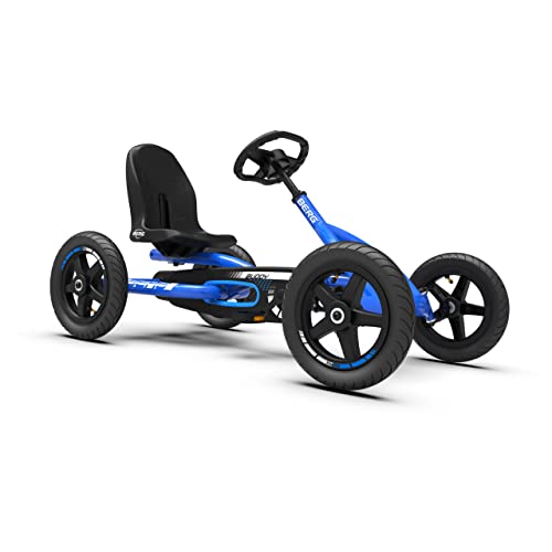 BERG Pedal-Gokart Buddy Blue | Kinderfahrzeug, Tretfahrzeug mit hohem...