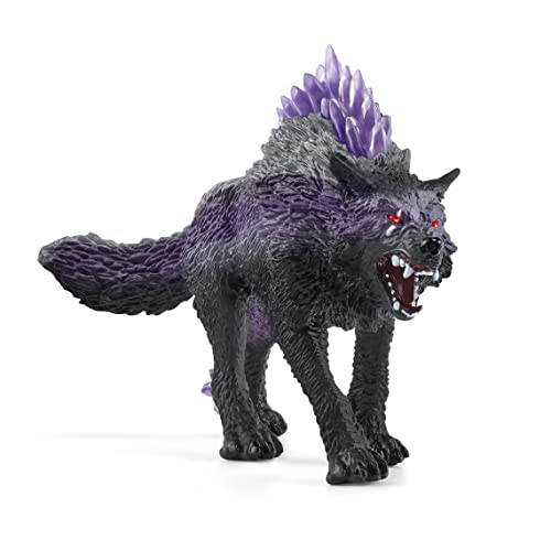 schleich 42554 Schattenwolf, für Kinder ab 5 Jahren, Eldrador - Spielfigur