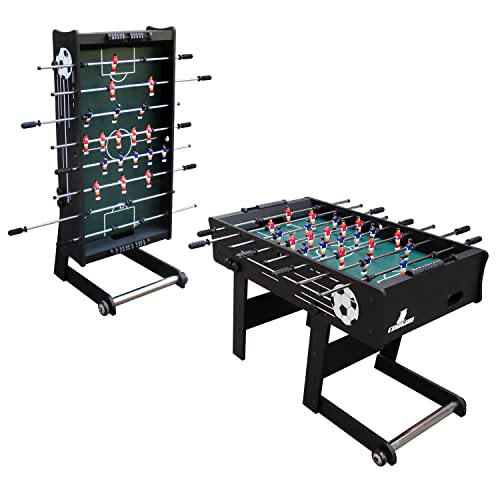 COUGAR Scorpion Kick Tischkicker | Kickertisch in Schwarz klappbar |...