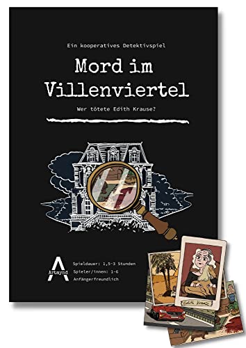 ARTMYND Krimispiel – Mord im Villenviertel – Fall 1, Escape Room Game,...