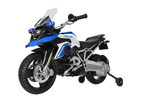 Rollplay BMW R1200 GS-Look Motorrad in Polizei-Design (Elektrofahrzeug für...