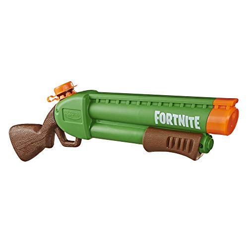 Nerf Super E7647 Soaker Fortnite Pump-SG Wasserblaster – Pump-Action...