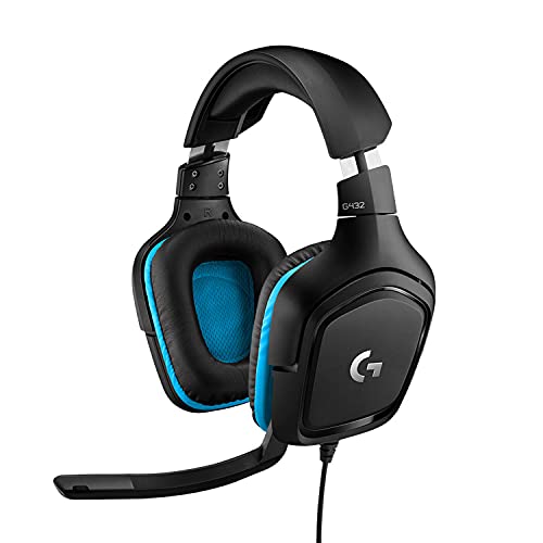 Logitech G432 kabelgebundenes Gaming-Headset, 7.1 Surround Sound, DTS...