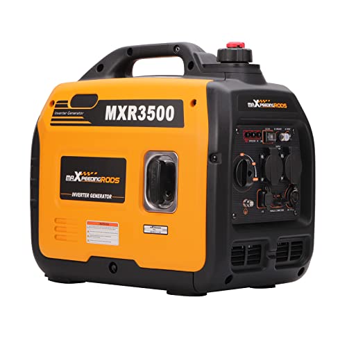 maXpeedingrods Inverter Stromgenerator 3300W Benzin 4 Takt mit USB und 230 V...