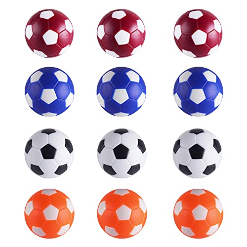 RAYNA GAMES 12 Stück Kickerbälle, reguläre Größe, Tischfußball (32mm,...